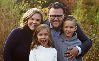 Dr. Andrew Smyth and family